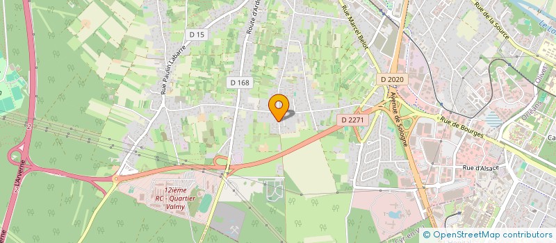 localisation de l'entreprise MONSIEUR JEROME RICOIS  OLIVET
