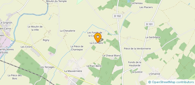 localisation de l'entreprise MONSIEUR JEROME RIDET  DESCARTES