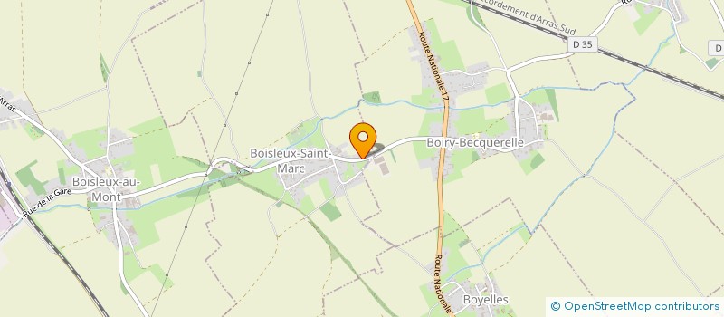 localisation de l'entreprise MONSIEUR JEROME RIEPRECHT  BOISLEUX-ST-MARC