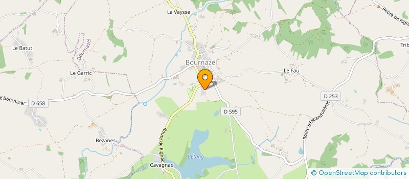 localisation de l'entreprise MONSIEUR JEROME RIGAL  RIGNAC