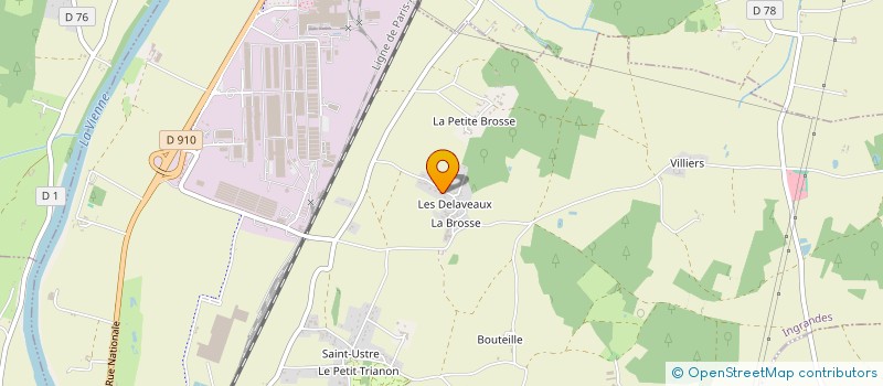 localisation de l'entreprise MONSIEUR JEROME RIO  INGRANDES