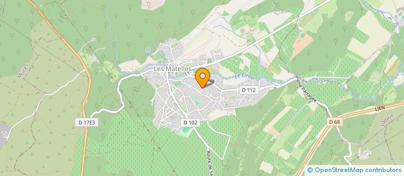 localisation de l'entreprise MONSIEUR JEROME RIPPSTEIN  LES MATELLES