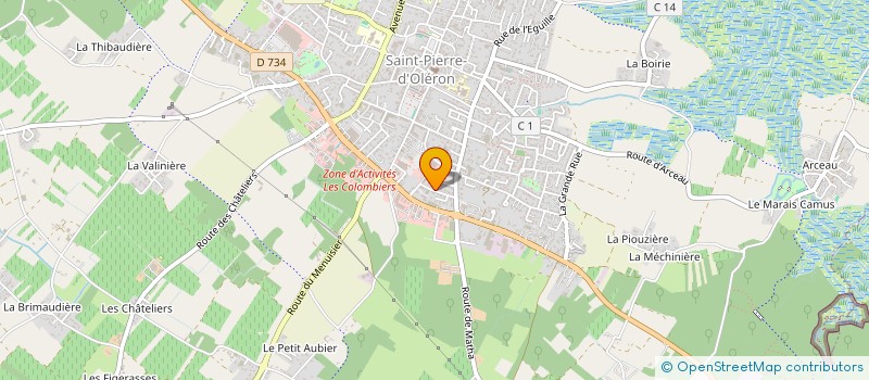 localisation de l'entreprise MONSIEUR JEROME RISI  SAINT-PIERRE-D OLERON