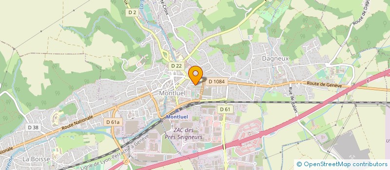 localisation de l'entreprise MONSIEUR JEROME RIVATON  DAGNEUX