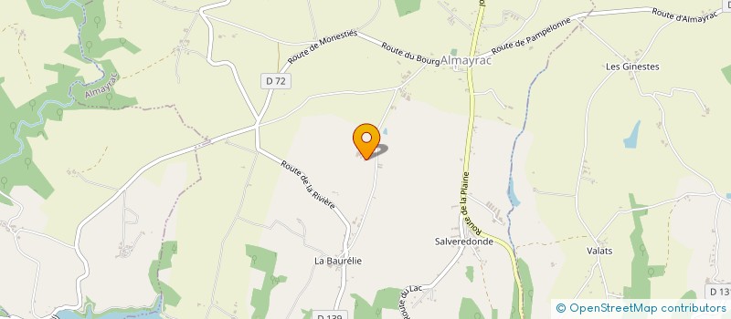 localisation de l'entreprise MONSIEUR JEROME RIVIERE  ALMAYRAC