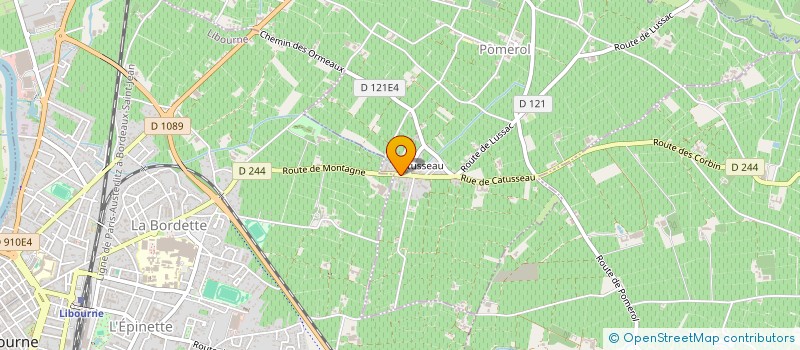 localisation de l'entreprise MONSIEUR JEROME RIVIERE  POMEROL