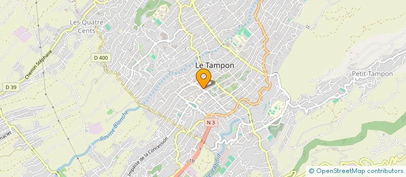 localisation de l'entreprise MONSIEUR JEROME RIVIERE à LE TAMPON