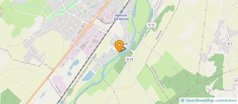 localisation de l'entreprise MONSIEUR JEROME RIVIERE  NAINTRE