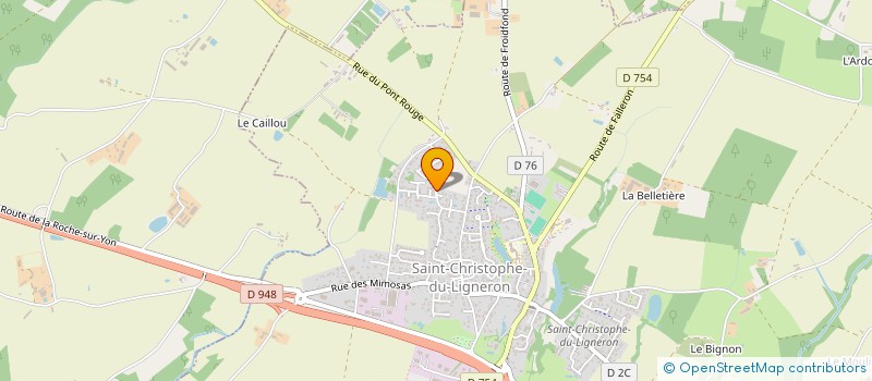 localisation de l'entreprise MONSIEUR JEROME ROBARD  SAINT-CHRISTOPHE-DU-LIGNERON