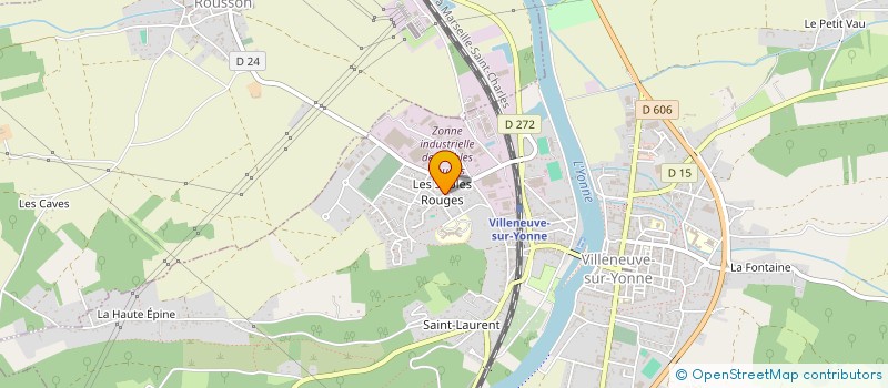 localisation de l'entreprise MONSIEUR JEROME ROBERT  VILLENEUVE-SUR-YONNE