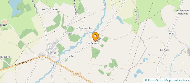 localisation de l'entreprise MONSIEUR JEROME ROBIN à BOUESSE