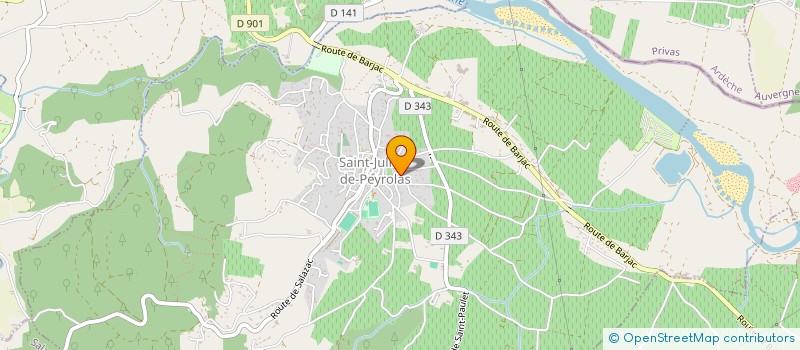 localisation de l'entreprise MONSIEUR JEROME ROBIN  SAINT-JULIEN-DE-PEYROLAS
