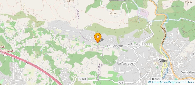 localisation de l'entreprise MONSIEUR JEROME RODINO à OLLIOULES