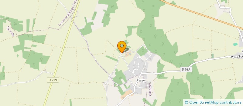 localisation de l'entreprise MONSIEUR JEROME RODRIGUES  VILLEBEON