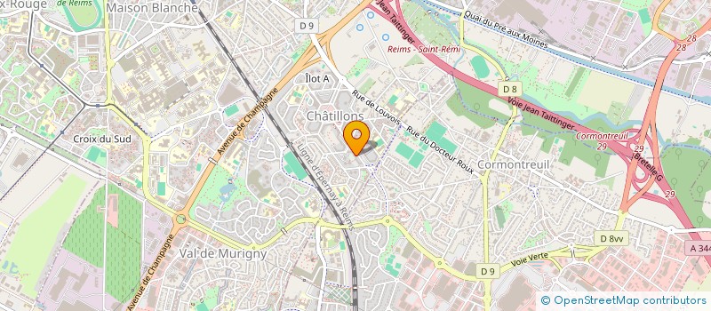 localisation de l'entreprise MONSIEUR JEROME RODRIQUE  REIMS