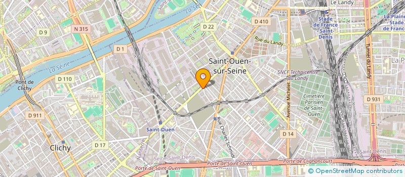 localisation de l'entreprise MONSIEUR JEROME-ROGER SANDLARZ à SAINT-OUEN-SUR-SEINE