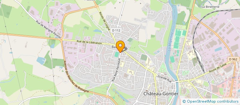 localisation de l'entreprise MONSIEUR JEROME ROHART  CHATEAU-GONTIER-SUR-MAYENNE