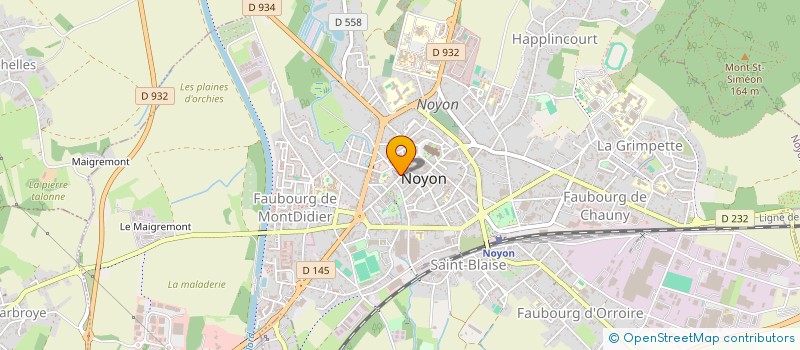 localisation de l'entreprise MONSIEUR JEROME ROLAND à NOYON