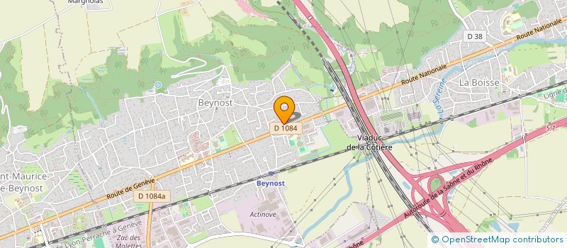 localisation de l'entreprise MONSIEUR JEROME RONCHIN  BEYNOST