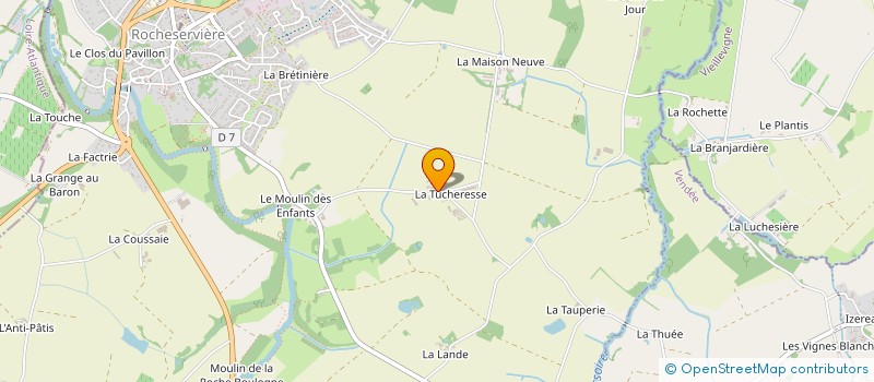 localisation de l'entreprise MONSIEUR JEROME RONSIN à ROCHESERVIERE
