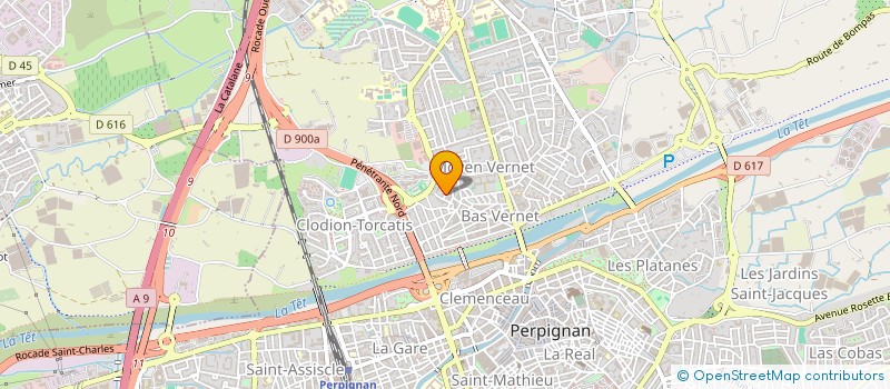 localisation de l'entreprise MONSIEUR JEROME ROSELET  PERPIGNAN