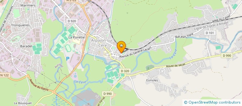 localisation de l'entreprise MONSIEUR JEROME ROUILLOU à ARPAJON-SUR-CERE