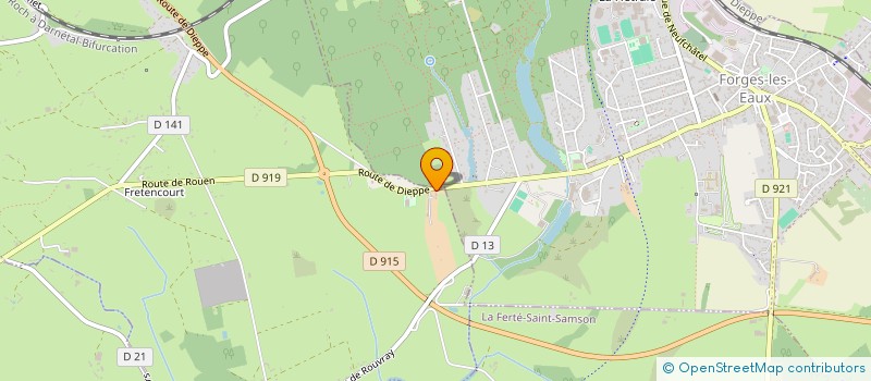 localisation de l'entreprise MONSIEUR JEROME ROULLAND  RONCHEROLLES-EN-BRAY