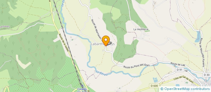 localisation de l'entreprise MONSIEUR JEROME ROUMIGUIERES à CORDES-SUR-CIEL