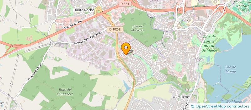 localisation de l'entreprise MONSIEUR JEROME ROUSSEA à ANGERS