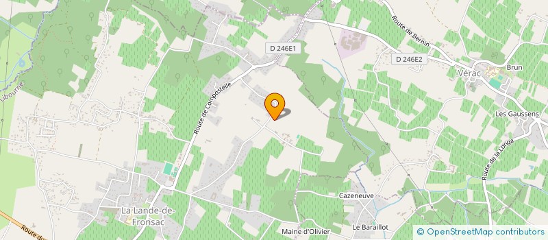 localisation de l'entreprise MONSIEUR JEROME ROUSSEAU à LA LANDE-DE-FRONSAC