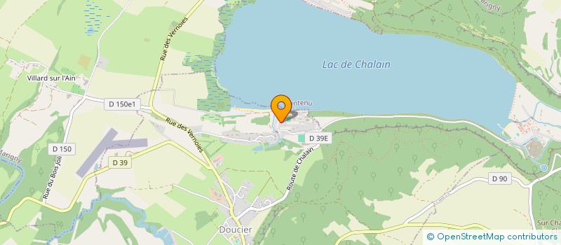 localisation de l'entreprise MONSIEUR JEROME ROUSSEAU  DOUCIER