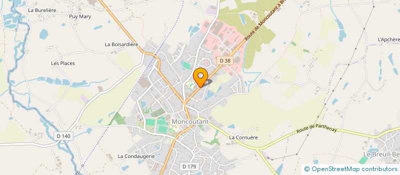 localisation de l'entreprise MONSIEUR JEROME ROUSSEAU  MONCOUTANT-SUR-SEVRE