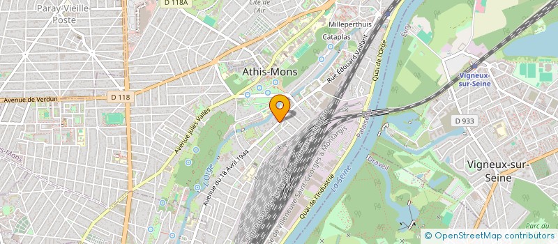 localisation de l'entreprise MONSIEUR JEROME ROUSSEL à ATHIS-MONS