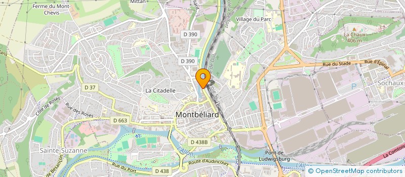 localisation de l'entreprise MONSIEUR JEROME ROUSSELOT à MONTBELIARD