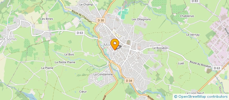 localisation de l'entreprise MONSIEUR JEROME ROUSSERO-ROGNOSA  MORNANT