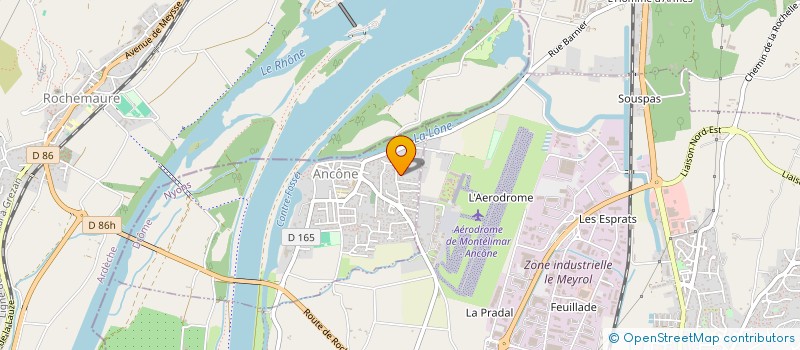 localisation de l'entreprise MONSIEUR JEROME ROUSSET  ANCONE