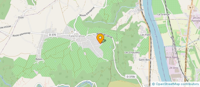 localisation de l'entreprise MONSIEUR JEROME ROUSSET  TALENCIEUX