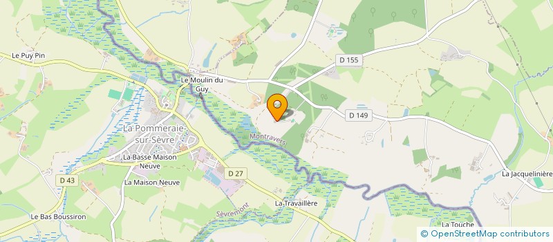 localisation de l'entreprise MONSIEUR JEROME ROUX  MONTRAVERS