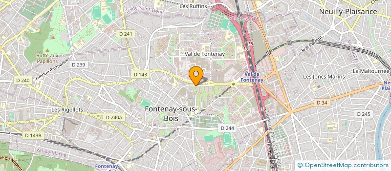 localisation de l'entreprise MONSIEUR JEROME ROYER à FONTENAY-SOUS-BOIS