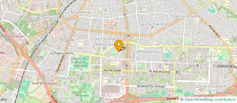 localisation de l'entreprise MONSIEUR JEROME RUBIN  RENNES