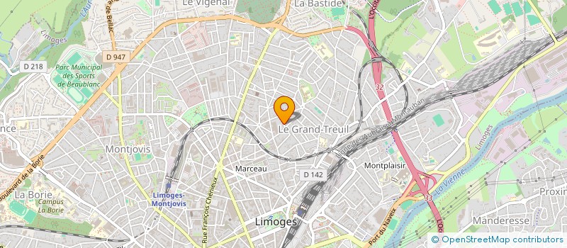 localisation de l'entreprise MONSIEUR JEROME RUCHOU à LIMOGES