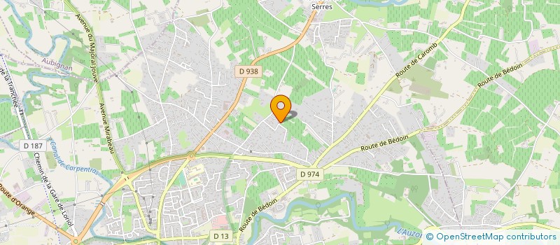 localisation de l'entreprise MONSIEUR JEROME RUEL  CARPENTRAS