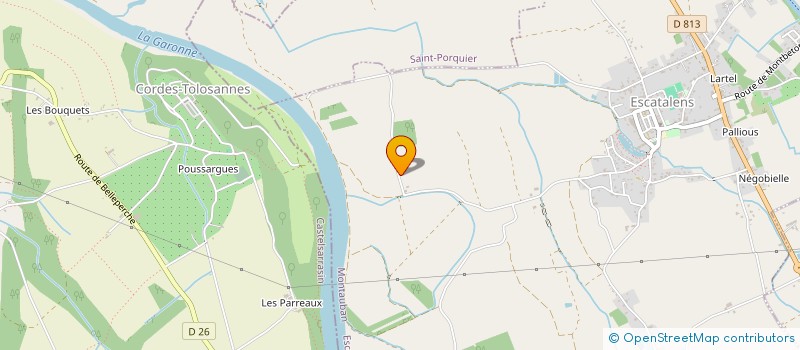 localisation de l'entreprise MONSIEUR JEROME RUFFIN  ESCATALENS