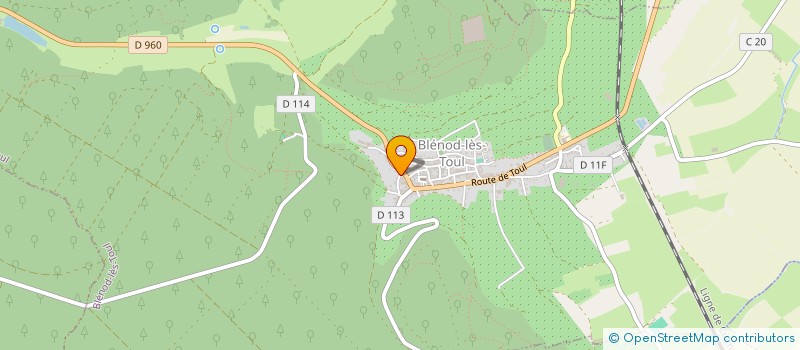 localisation de l'entreprise MONSIEUR JEROME RUFFIN  BLENOD-LES-TOUL