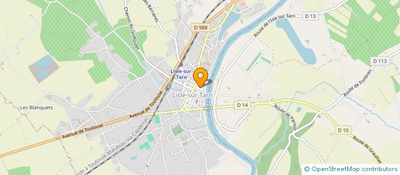 localisation de l'entreprise MONSIEUR JEROME RUGUET à LISLE-SUR-TARN