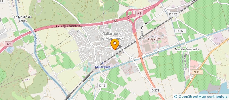 localisation de l'entreprise MONSIEUR JEROME RUIZ  GALLARGUES-LE-MONTUEUX