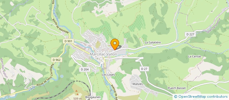 localisation de l'entreprise MONSIEUR JEROME RUSSERY à MARCILLAC-VALLON