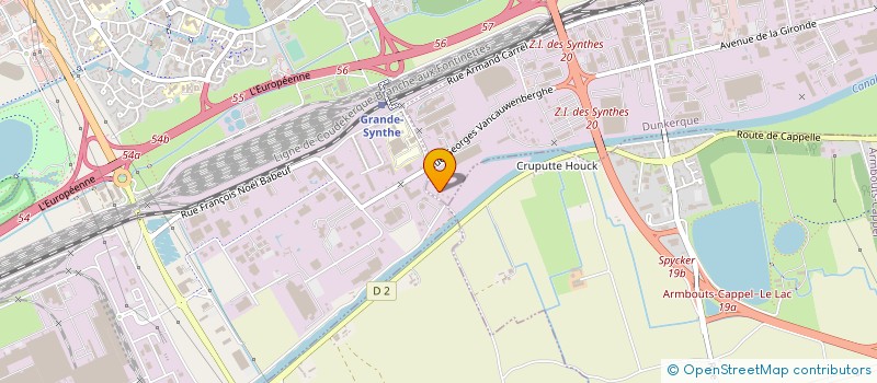 localisation de l'entreprise MONSIEUR JEROME RYCKEMBUSCH à DUNKERQUE