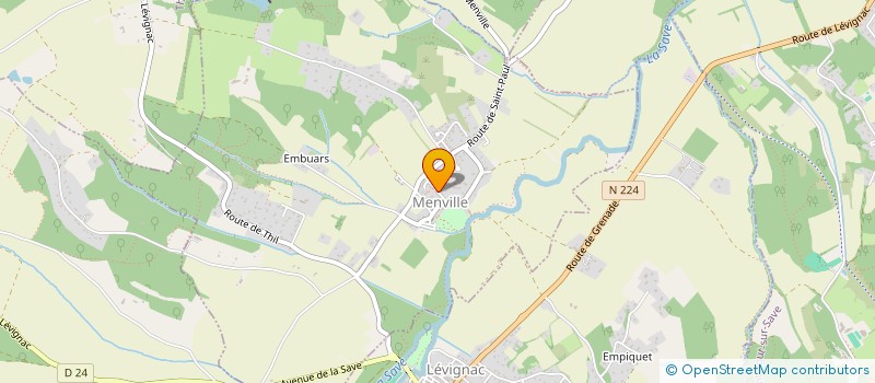 localisation de l'entreprise MONSIEUR JEROME SABATERY  MENVILLE