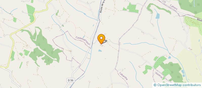 localisation de l'entreprise MONSIEUR JEROME SABATIE  VAZERAC